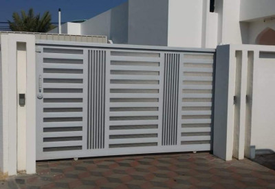 Aluminium gate fabrication in Muscat and Sohar Oman 1 - تفصيل بوابة ألمنيوم في مسقط وصحار… – cast aluminium gate fabrication – Al Noor Musc…