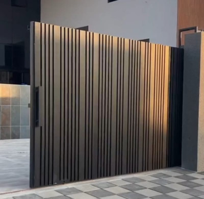Aluminium gate fabrication in Muscat and Sohar Oman 2 - تفصيل بوابة ألمنيوم في مسقط وصحار… – cast aluminium gate fabrication – Al Noor Musc…