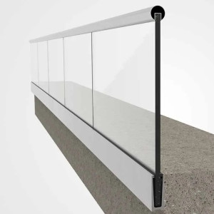 Glass balcony railing installation in Muscat and Sohar Oman 1 - تركيب درابزين شرفة زجاجي… – glass railing and balustrade installation – Al…