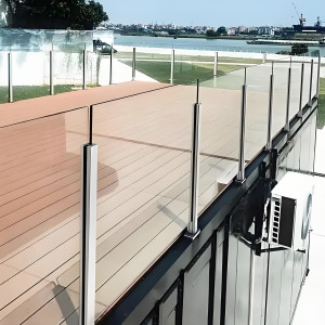 Glass balcony railing installation in Muscat and Sohar Oman 7 - تركيب درابزين شرفة زجاجي… – glass railing and balustrade installation – Al…